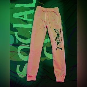 Pink Sp5der Sweatpants